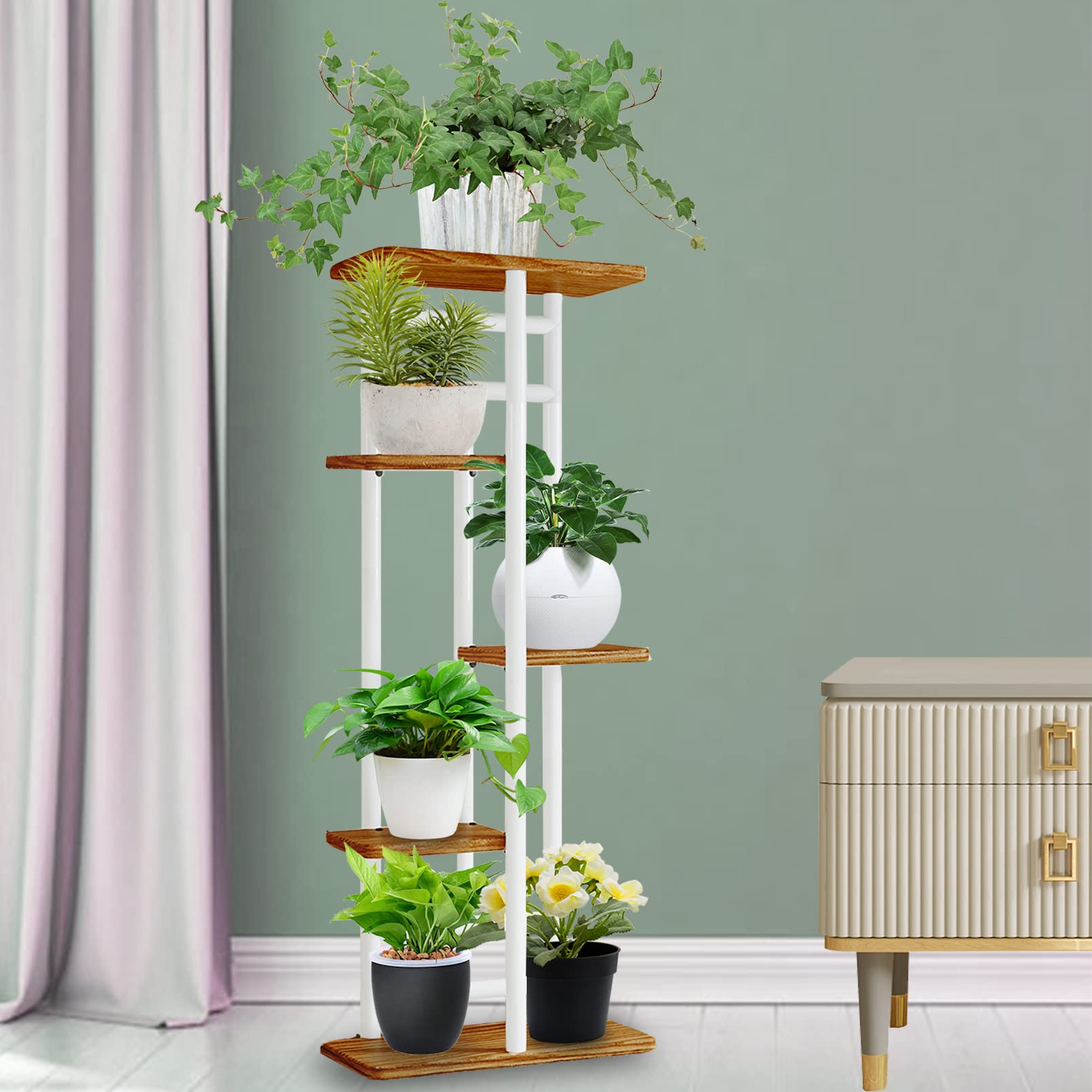 Amazon | 【最新デザイン】フラワースタンド ガーデンラック 園芸